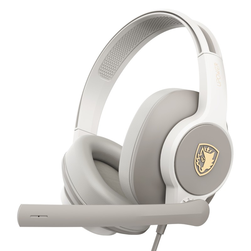 SADES gaming headset UPOWER, 3.5mm σύνδεση, 40mm, γκρι