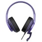 SADES gaming headset UPOWER, 3.5mm σύνδεση, 40mm, μωβ