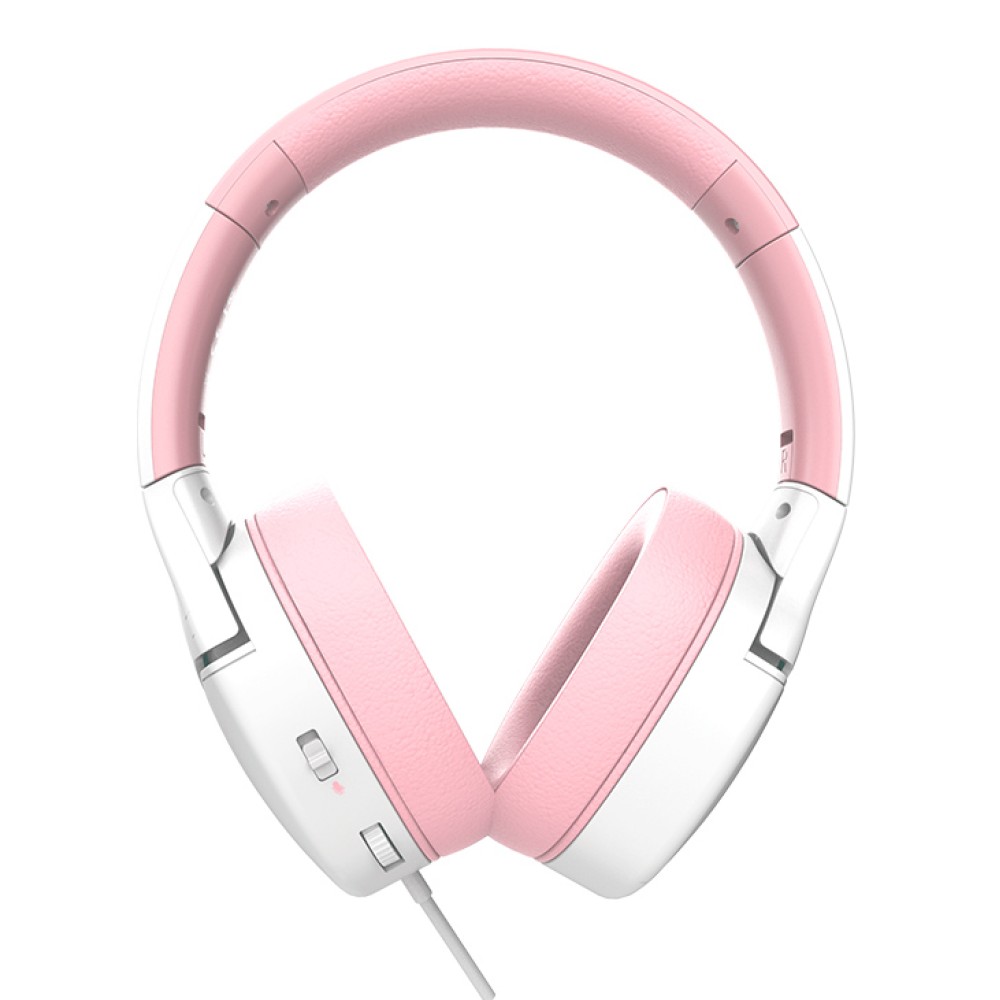 SADES gaming headset Spower, 3.5mm σύνδεση, 40mm, multi-platform, ροζ/λευκό