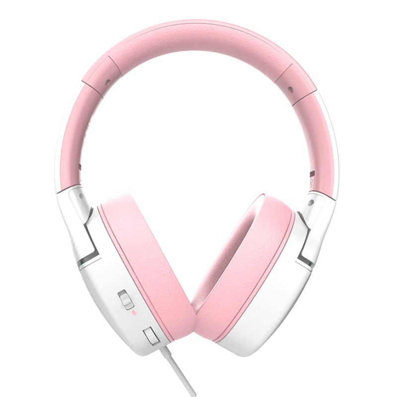 SADES gaming headset Spower, 3.5mm σύνδεση, 40mm, multi-platform, ροζ/λευκό