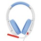 SADES gaming headset SPOWER, 3.5mm σύνδεση, 40mm, multi-platform, λευκό