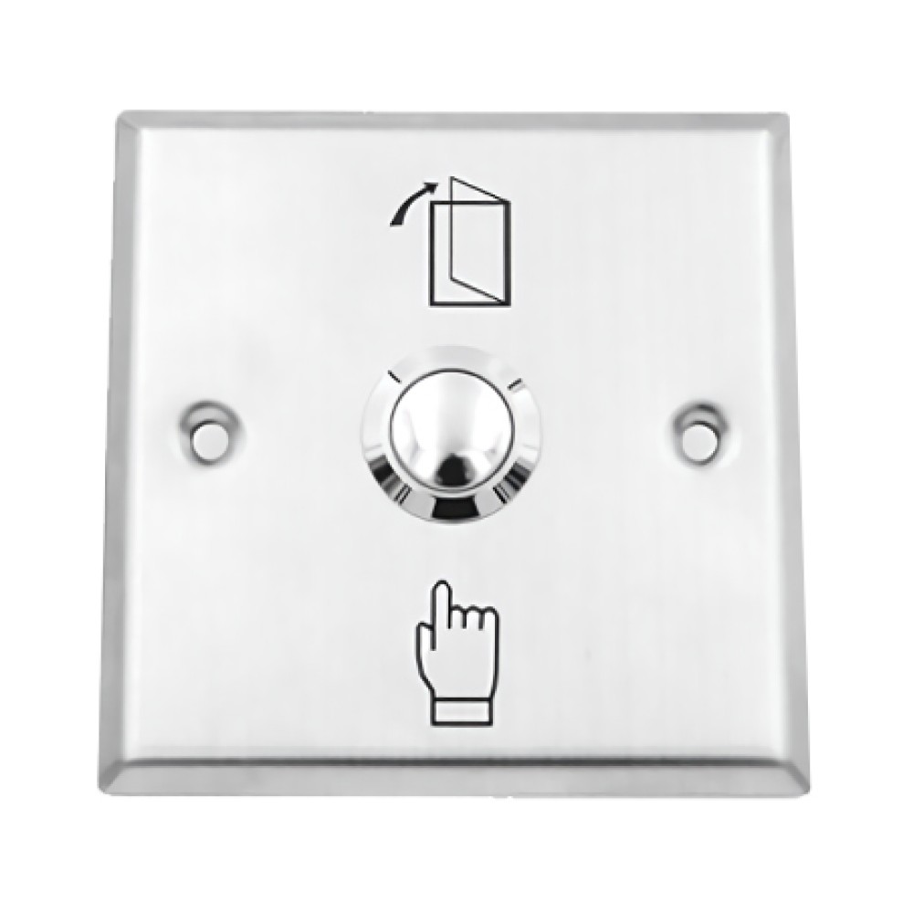SECUKEY Χωνευτό μπουτόν SCK-CBUTTON2, 3Α, ασημί