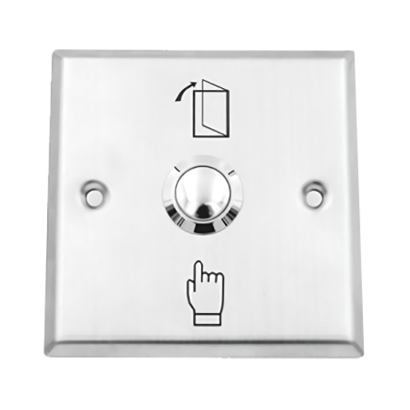 SECUKEY Χωνευτό μπουτόν SCK-CBUTTON2, 3Α, ασημί