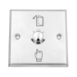 SECUKEY Χωνευτό μπουτόν SCK-CBUTTON2, 3Α, ασημί