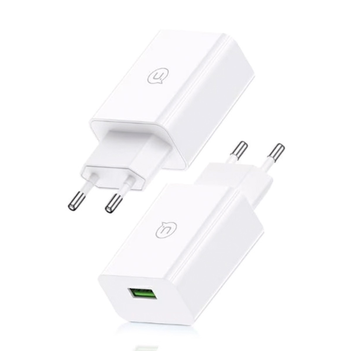 USAMS φορτιστής τοίχου SCXLTZ01 με καλώδιο micro USB, USB, 18W, λευκός