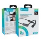 CELEBRAT neckband earphones SE9, OWS Bone Conduction, 16.3mm, 180mAh, μαύρα