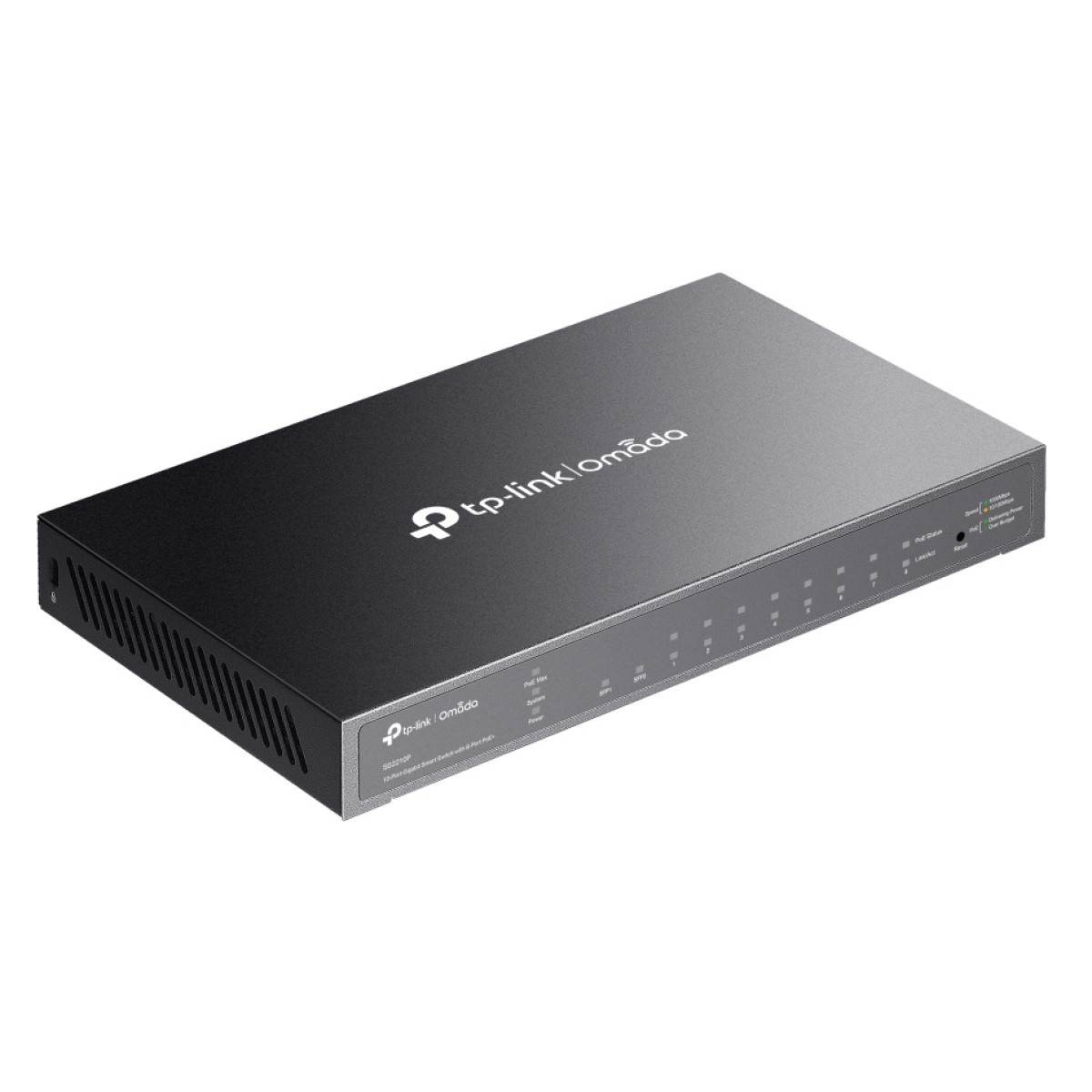 TP-LINK smart PoE+ switch SG2210P, 10-Port Gigabit, V 5.20