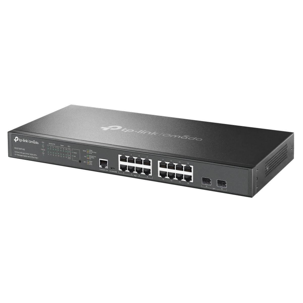 TP-LINK L2+ managed switch SG3218XP-M2, 16x 2.5Gbps θύρες, PoE+, V1.0