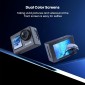 SJCAM action camera SJ4000 Dual Screen, 2x οθόνες, 16MP/4K, WiFi, αδιάβροχη θήκη, μαύρη