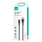 USAMS καλώδιο USB σε Lightning U68, 2A, 1m, μαύρο