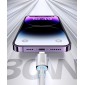 USAMS καλώδιο Lightning σε USB-C US-SJ659, 30W, 480Mbps, 1.2m, μαύρο