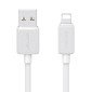 USAMS καλώδιο Lightning σε USB US-SJ689, 2.4A, 480Mbps, 1m, λευκό