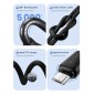 USAMS καλώδιο micro USB σε USB US-SJ690, 2A, 480Mbps, 1m, λευκό