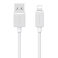 USAMS καλώδιο Lightning σε USB US-SJ694, 2.4A, 480Mbps, 2m, λευκό