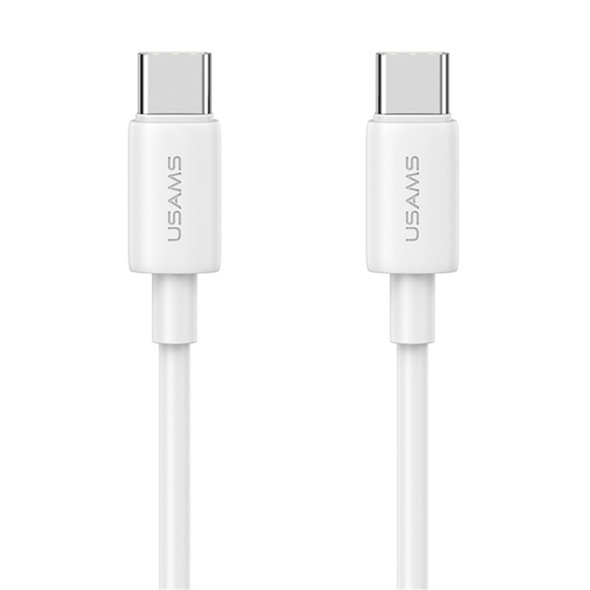 USAMS καλώδιο USB-C US-SJ711, 60W, 480Mbps, 1m, λευκό
