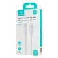 USAMS καλώδιο Lightning σε USB-C US-SJ712, 30W, 480Mbps, 1m, λευκό