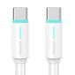 USAMS καλώδιο USB-C US-SJ734, 60W, 480Mbps, 1m, λευκό