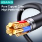 USAMS καλώδιο USB-C σε USB SJ777, 3A, 480Mbps, 1m, μαύρο