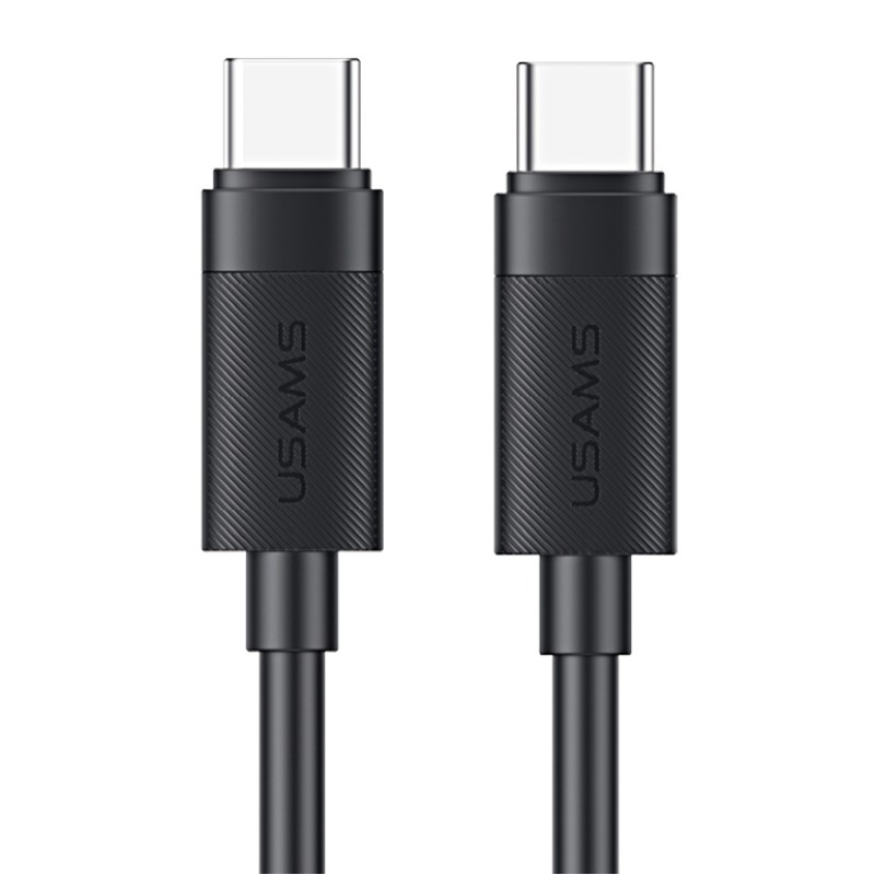 USAMS καλώδιο USB-C SJ780, 60W, 480Mbps, 1m, μαύρο