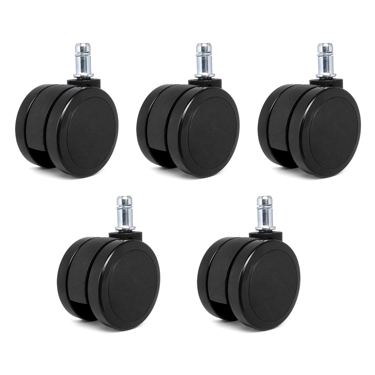 POWERTECH σετ ανταλλακτικά ροδάκια για PT-1390 καρέκλα γραφείου, 5τμχ