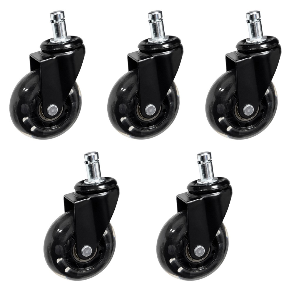 POWERTECH σετ ανταλλακτικά ροδάκια για PT-1633 καρέκλα γραφείου, 5τμχ
