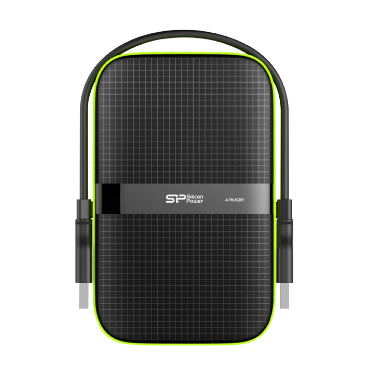 SILICON POWER εξωτερικός HDD Armor A60, 1TB, USB 3.1, πράσινος