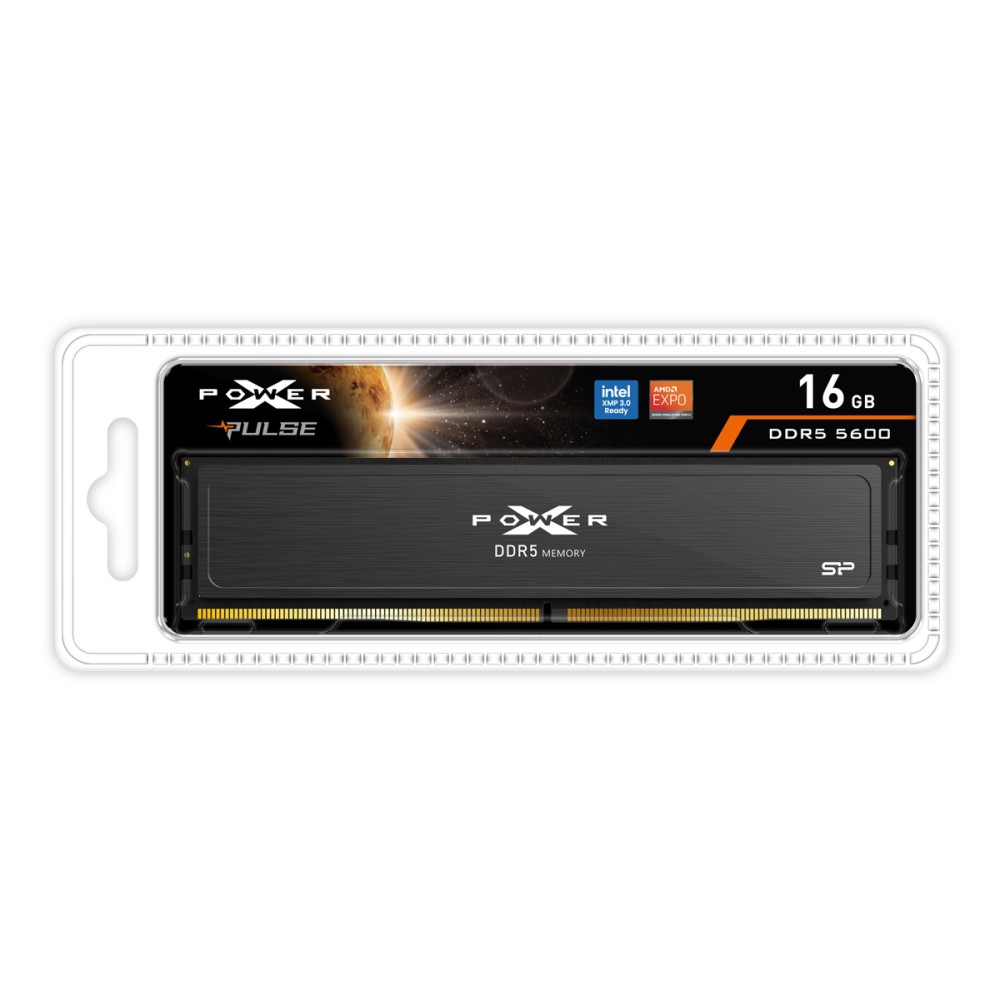 SILICON POWER μνήμη DDR5 UDIMM XPOWER Pulse, 16GB, 5600MHz, CL40