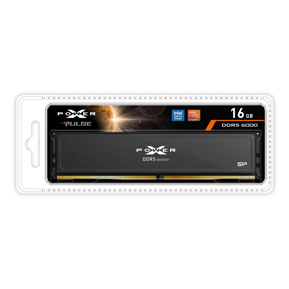 SILICON POWER μνήμη DDR5 UDIMM XPOWER Pulse, 16GB, 6000MHz, CL36