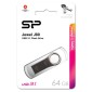 SILICON POWER USB Flash Drive Jewel 80, 64GB, USB 3.2, Titanium