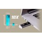 SILICON POWER USB Flash Drive Blaze B02, 128GB, USB 3.2, μαύρο