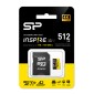SILICON POWER κάρτα μνήμης microSDXC Inspire, 512GB, UHS-I U3 A1 V30