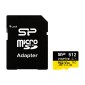 SILICON POWER κάρτα μνήμης microSDXC Inspire, 512GB, UHS-I U3 A1 V30