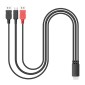 XP-PEN HDMI σε USB-C & 2x USB SPE40 για ταμπλέτα σχεδίασης, 1.5m, μαύρο