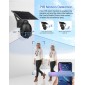 SECTEC smart ηλιακή 4G κάμερα ST-S588M-3M-4G, 3MP, PIR, cloud/micro SD