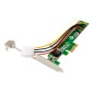 POWERTECH κάρτα μετατροπής PCIe σε PCI ST43, PLX PEX8112