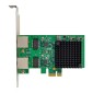 POWERTECH κάρτα επέκτασης PCIe σε 2x RJ45 2.5G ST7275, RTL8125B