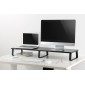 BRATECK επιτραπέζια βάση για 2x οθόνες/laptop STB-112, 13-32", έως 20kg, μαύρη