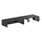 BRATECK επιτραπέζια βάση για οθόνη/laptop/smartphone/tablet STB-128-02 με συρτάρι, 13-32", έως 20kg, heavy duty, μαύρη