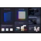 SONOFF smart διακόπτης T5-2C-86 με LED φωτισμό, διπλός, Wi-Fi, λευκός