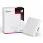 SONOFF smart διακόπτης T5-2C-86 με LED φωτισμό, διπλός, Wi-Fi, λευκός
