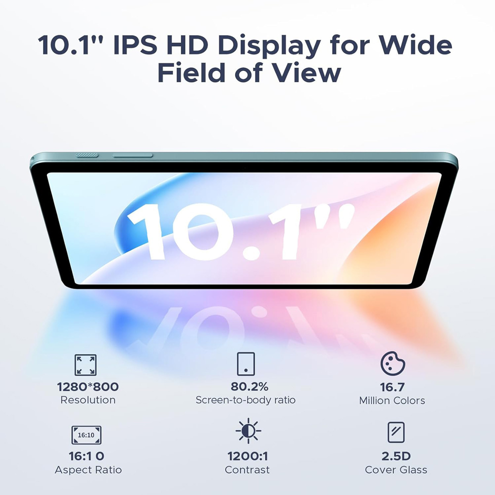 DOOGEE tablet Tab A9 Pro με πληκτρολόγιο/ποντίκι/στυλό αφής/θήκη, 10.1", 4/128GB, Android 15, 6580mAh, μαύρο