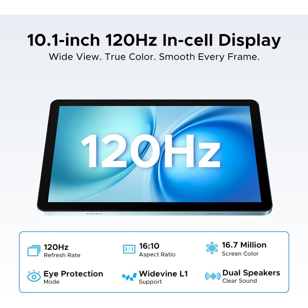 DOOGEE tablet Tab G5, 10.1", 3/128GB, 4G, Android 16, 7500mAh, μαύρο