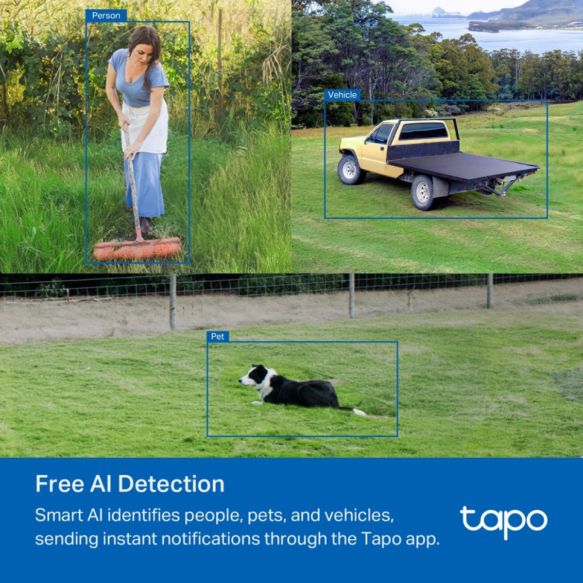 TP-LINK smart κάμερα Tapo C501GW, 1080p, 4G, PTZ, IP66, V2.0