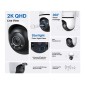 TP-LINK smart κάμερα Tapo C520WS, 2K, WiFi, PTZ, IP66, V2.0