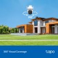 TP-LINK smart κάμερα Tapo C520WS, 2K, WiFi, PTZ, IP66, V2.0