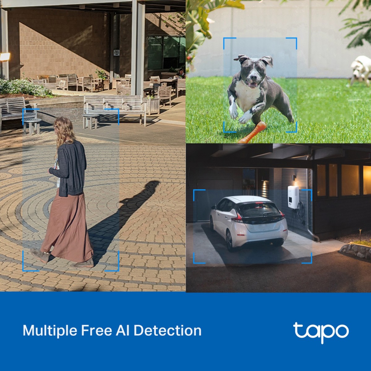 TP-LINK smart κάμερα Tapo C520WS, 2K, WiFi, PTZ, IP66, V2.0