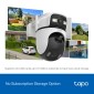 TP-LINK smart κάμερα Tapo C545D, dual lens, 2K/3MP, WiFi, PTZ, IP66, V1.0
