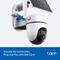 TP-LINK smart ηλιακή κάμερα Tapo C615G KIT, 2K/3MP, 4G, IP65, V1.0
