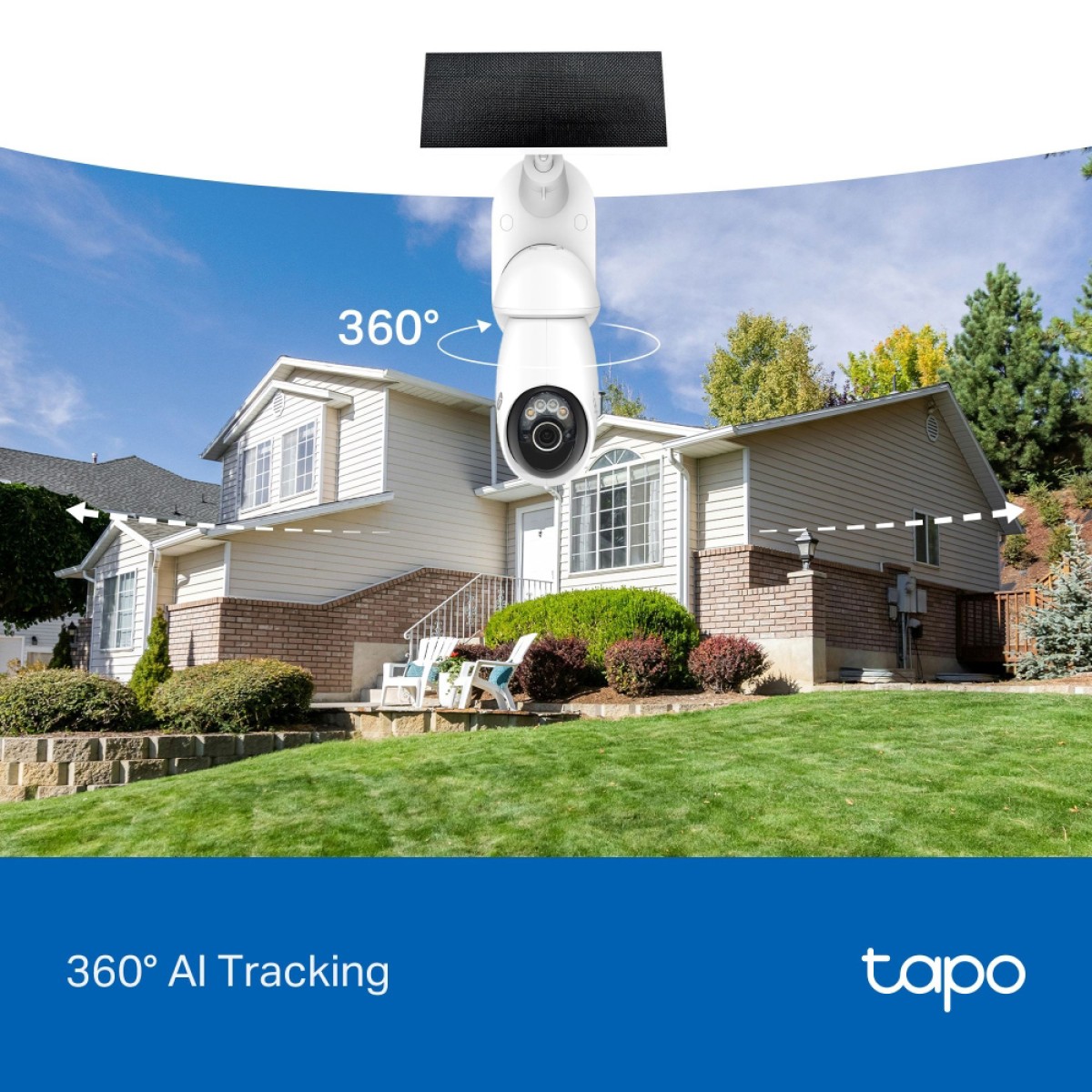 TP-LINK smart ηλιακή κάμερα Tapo C660 KIT, 4K/8MP, WiFi, PTZ, SD, IP65, EU/1.0
