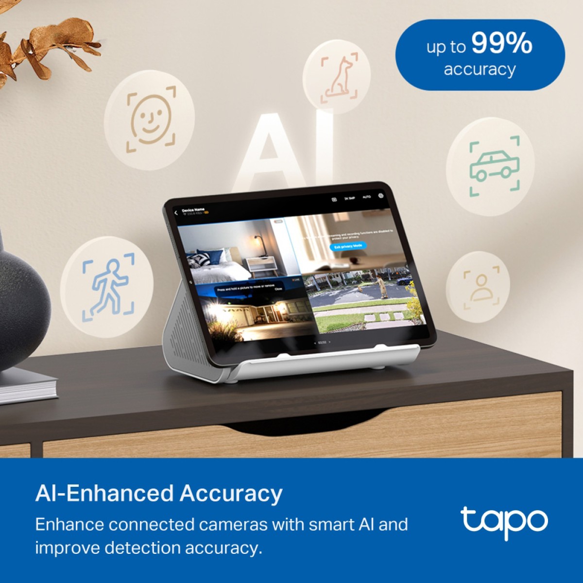 TP-LINK smart hub Tapo H500, HomeBase, WiFi, 868MHz, V1.0